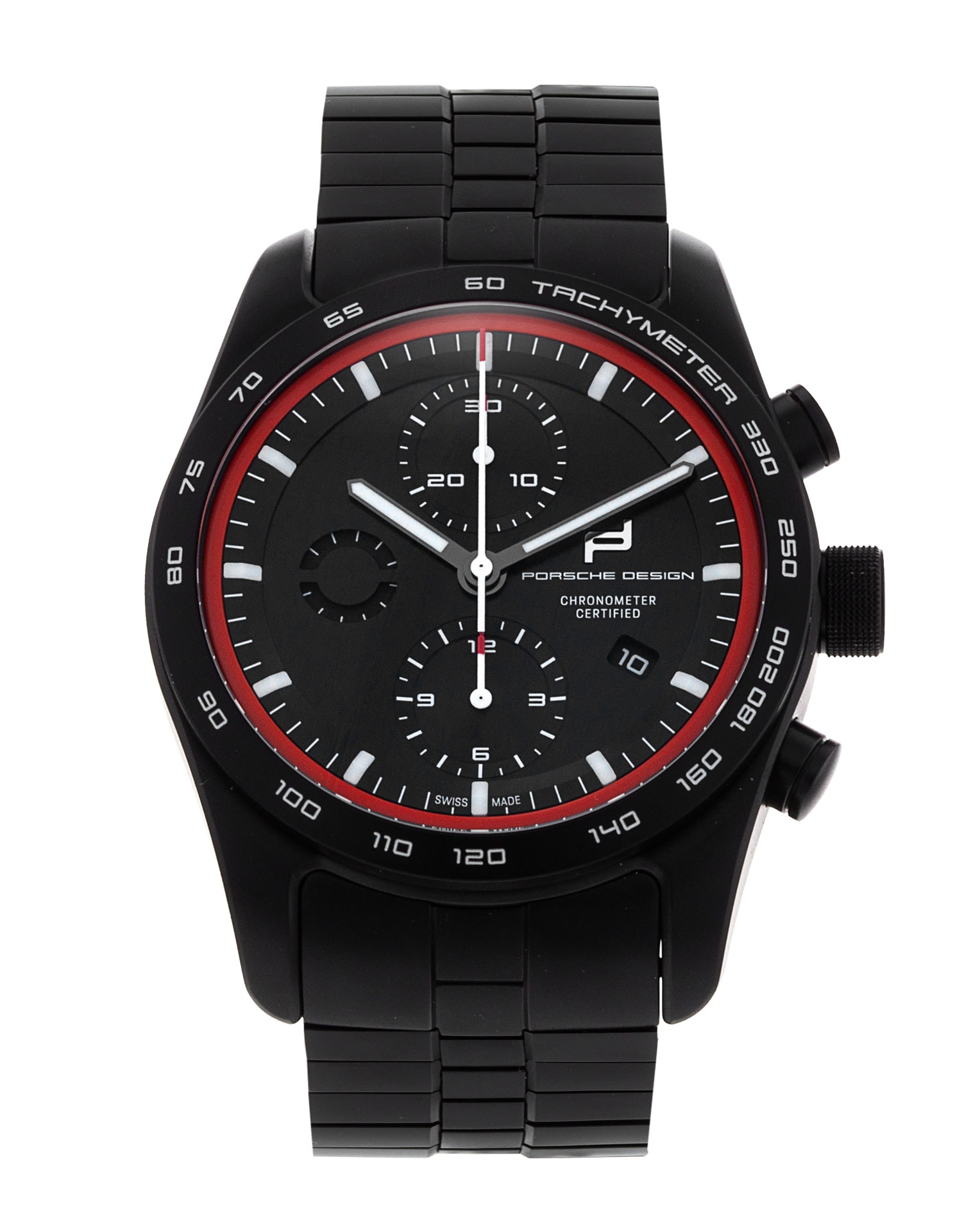 Porsche Design P6000 Black Baton Dial Bracelet Strap