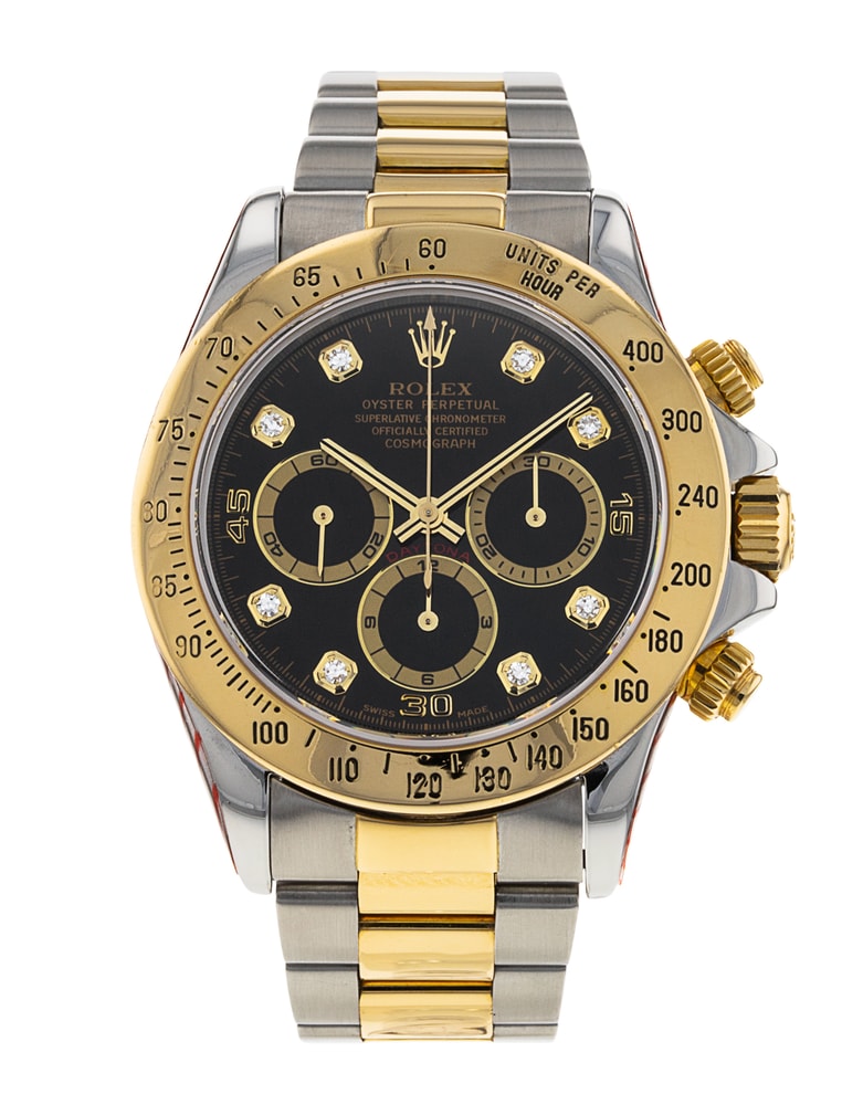 Daytona two tone black dial sale