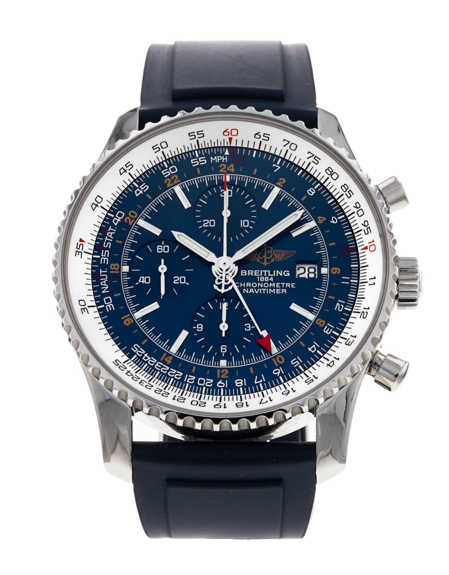 Navitimer chronograph gmt 46 discount