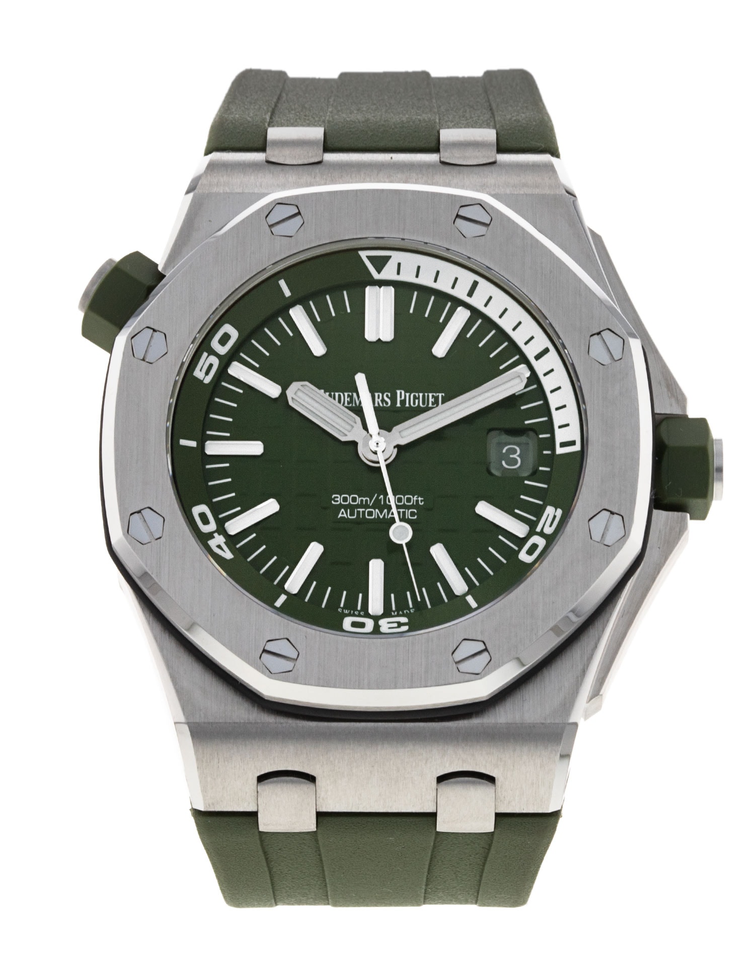 Audemars Piguet Royal Oak Offshore Green Baton Dial