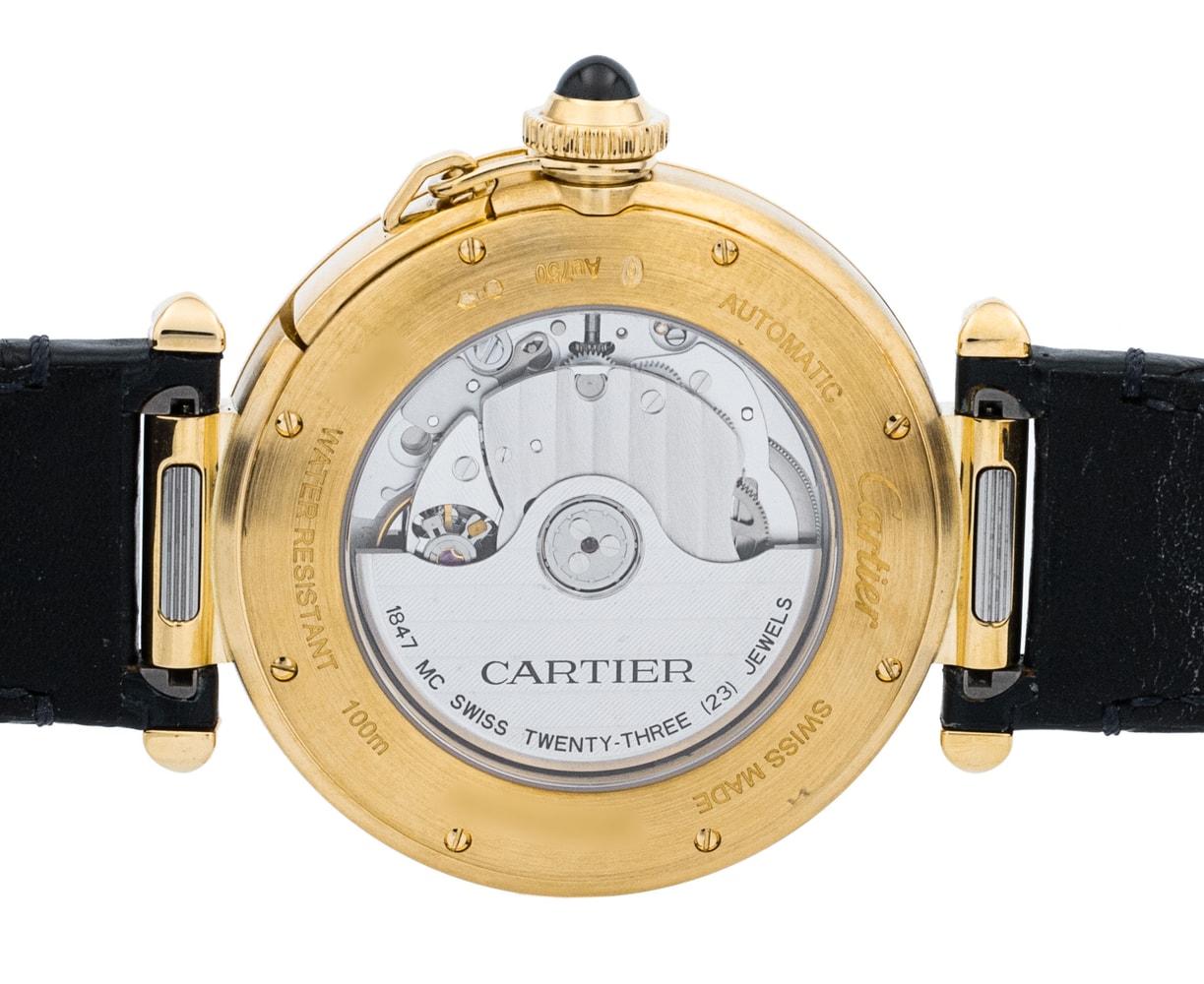Cartier Pasha quadrante Argento Quadrante Numeri Arabi