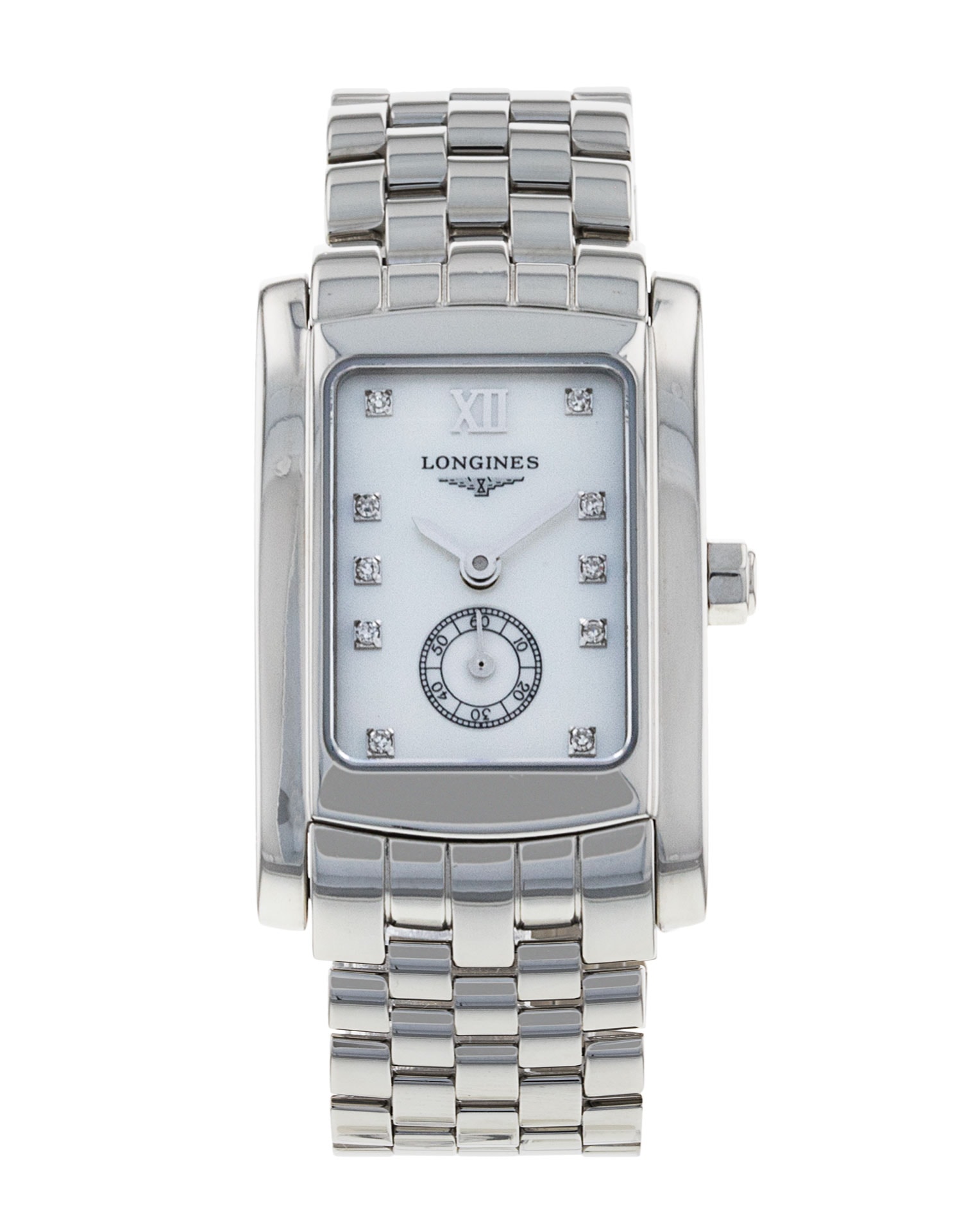 Longines Dolce Vita Mother of Pearl White Diamond Dial