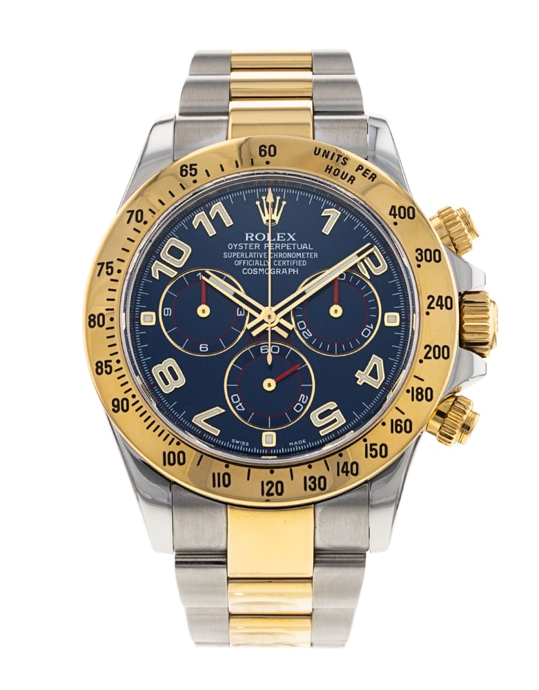 Rolex Daytona 116523 Blue Arabic Dial Bracelet Strap