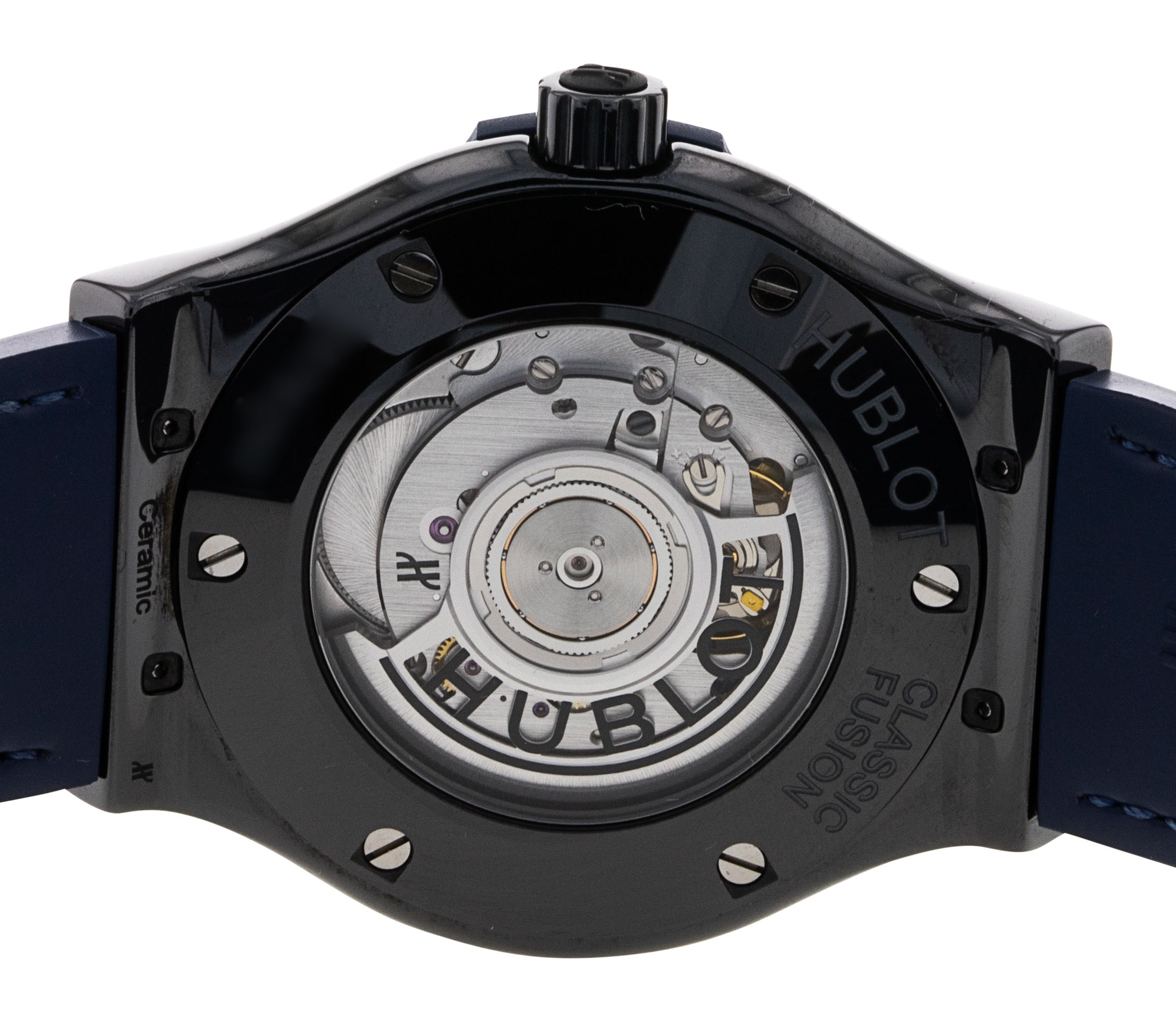 Hublot Classic Fusion - Blue Baton Dial & Leather Strap