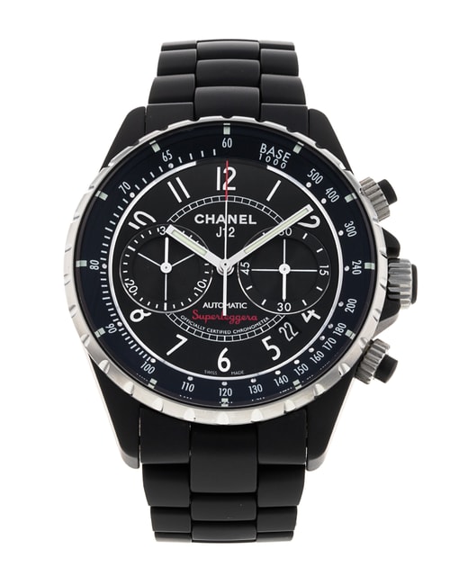 Chanel J12 H3409 Black Arabic Dial Bracelet Strap