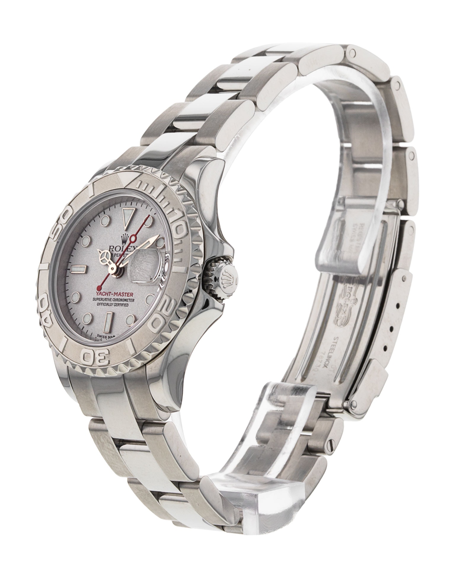 Rolex Yacht-Master 169622 Platinum Dial Bracelet Strap