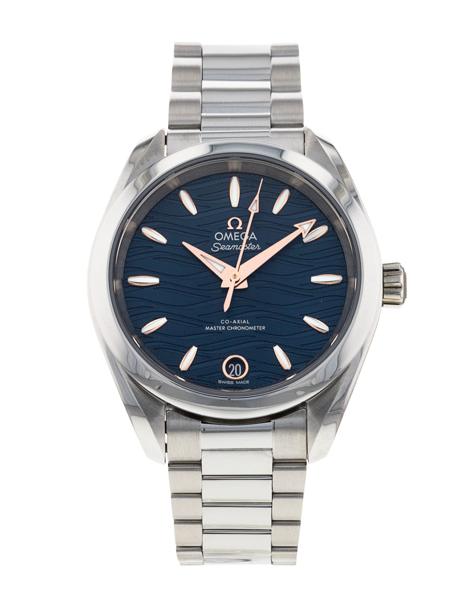 Omega Aqua Terra 150m Ladies - Blue Baton Dial