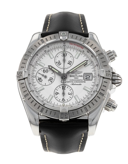 Breitling Chronomat Evolution Silver Baton Dial