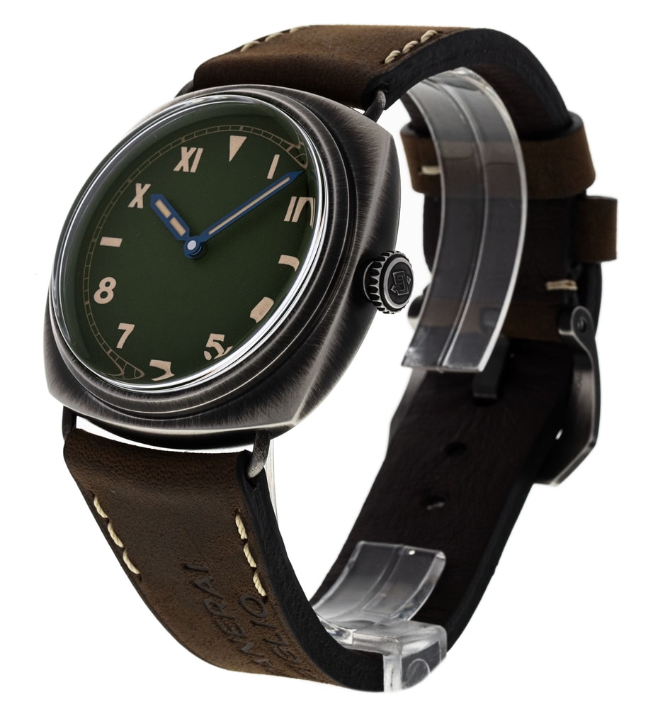 Panerai Radiomir California Green Dial Leather Strap
