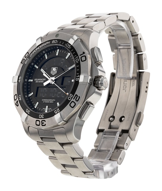 Tag Heuer Aquaracer Black Baton Dial Bracelet Strap