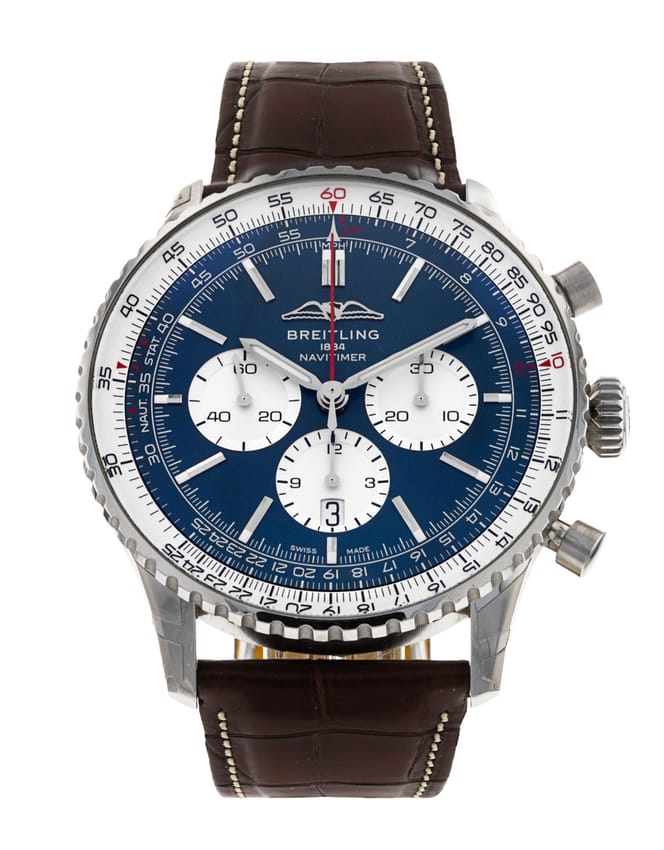 Breitling Navitimer B01 Chronograph 46 Blue Baton Dial