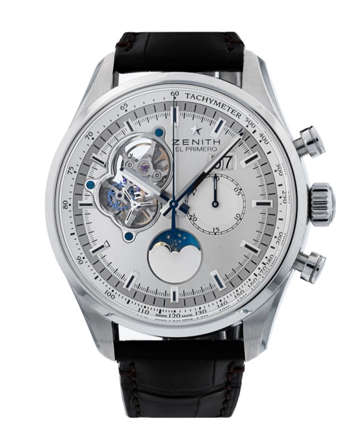 Zenith El Primero - Silver Dial & Leather Strap Zenith El Primero - Silver Dial & Leather Strap