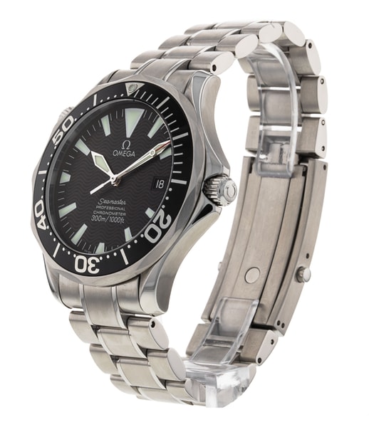 Omega Seamaster 300m - Black Baton Dial & Bracelet Strap 
