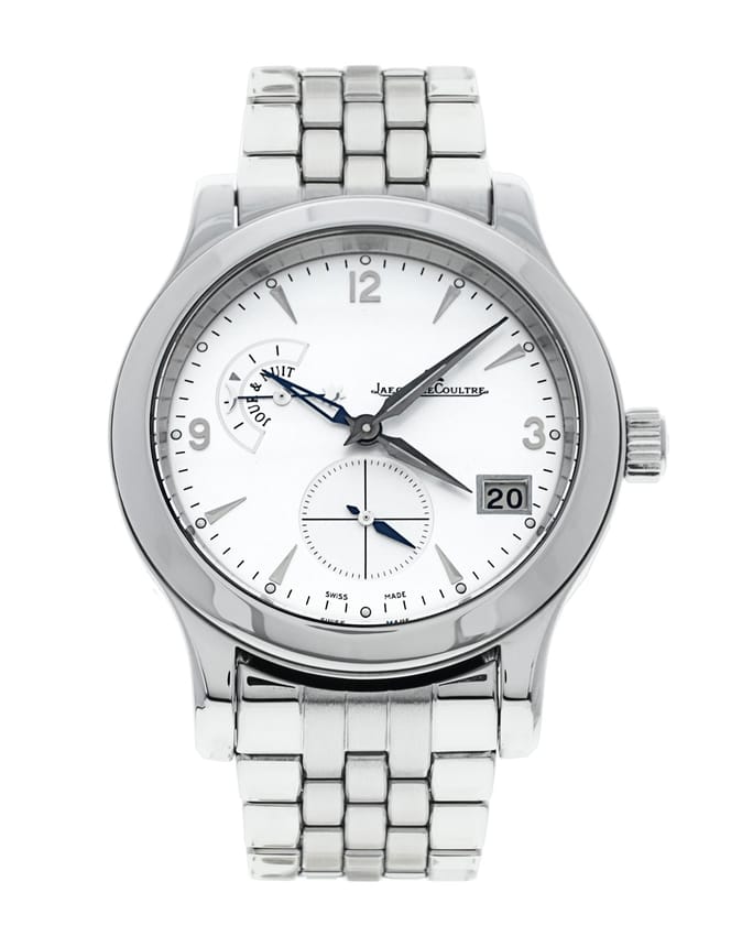 Jaeger LeCoultre Master Hometime Silver Quarter Arabic Dial