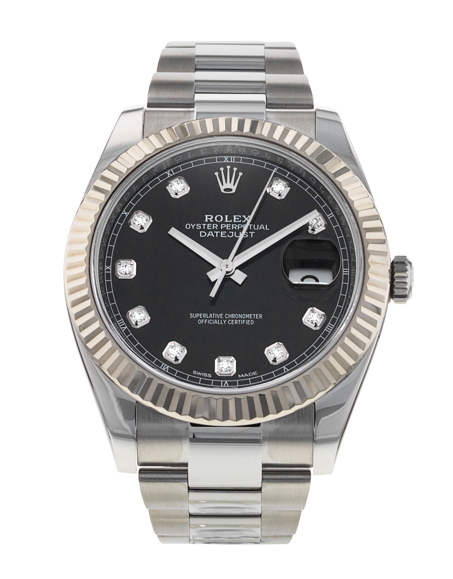 Datejust black diamond dial sale
