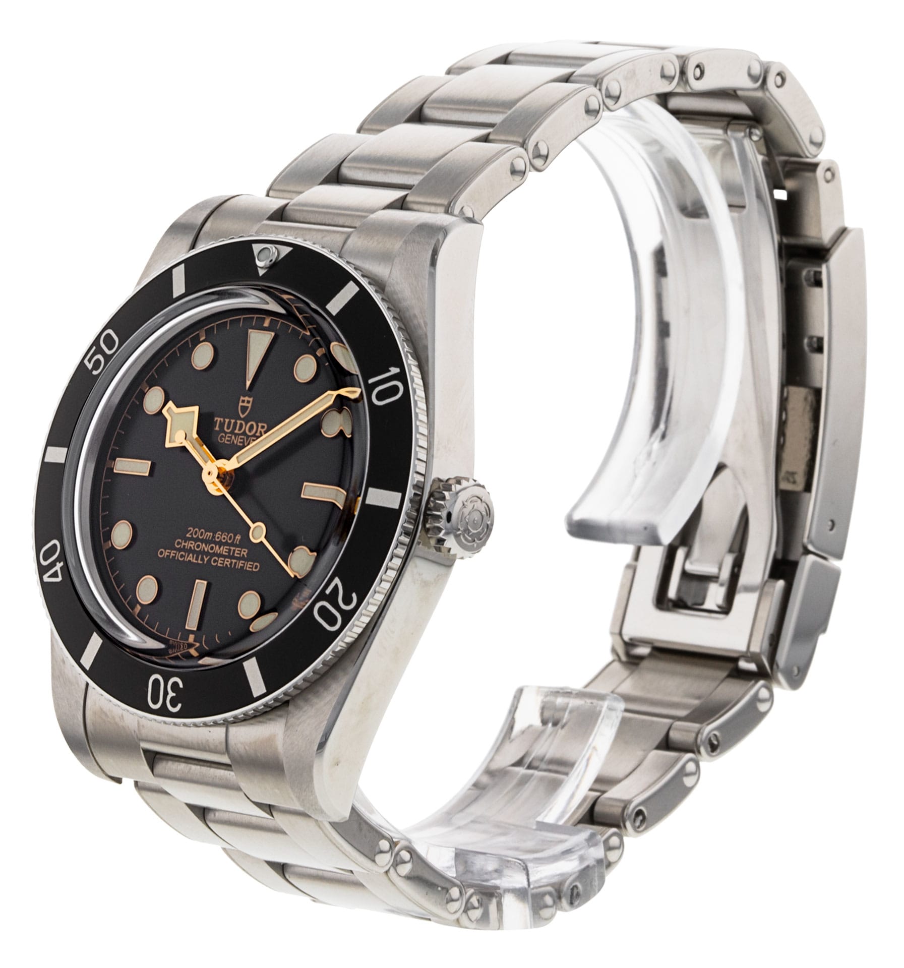 Tudor Black Bay 54 - Black Dial & Bracelet Strap 
