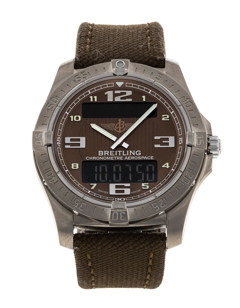 Breitling Aerospace - Brown Quarter Arabic Dial 