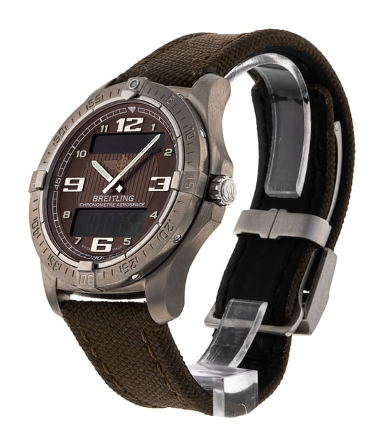 Breitling Aerospace - Brown Quarter Arabic Dial 