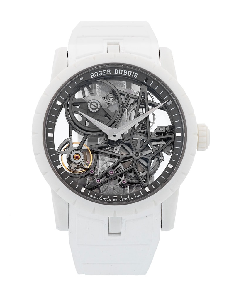 Roger Dubuis Excalibur Skeleton Grey Dial Zifferblatt
