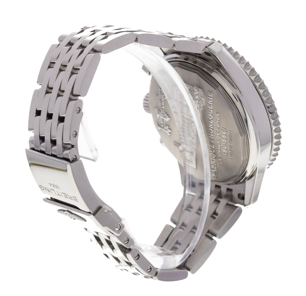 Breitling Montbrillant Blue Baton Dial Bracelet Strap