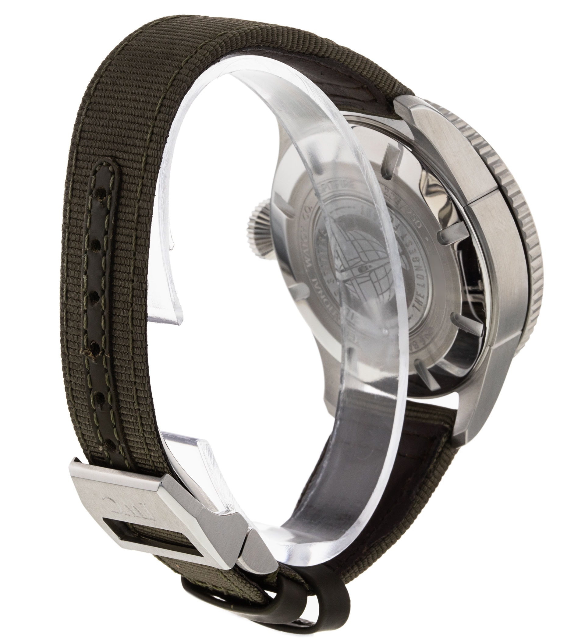 IWC Pilot s Spitfire Black Arabic Dial Fabric Strap