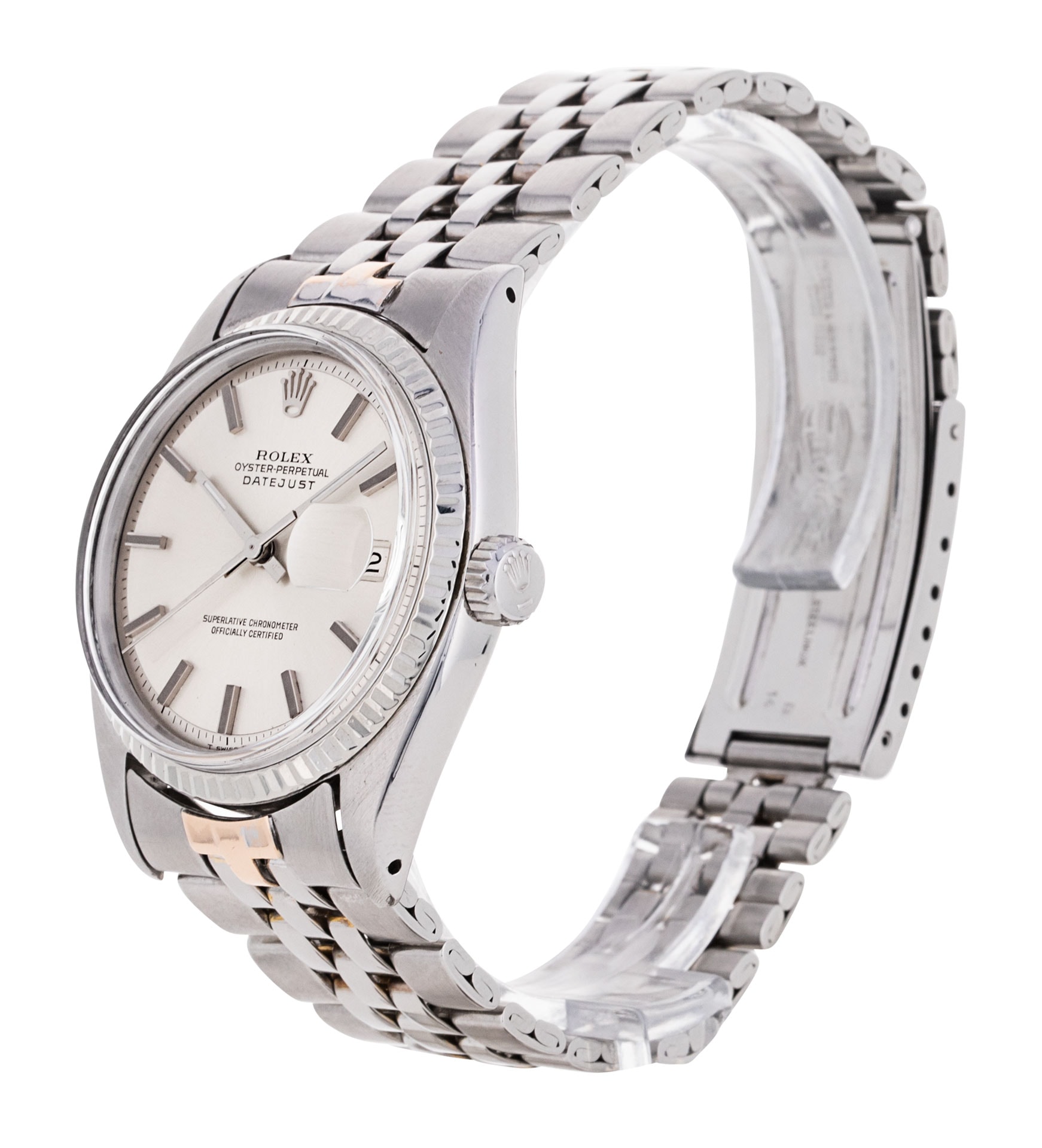 Rolex Datejust 1601 - Silver Baton Dial & Bracelet Strap Rolex Datejust 1601 - Silver Baton Dial & Bracelet Strap
