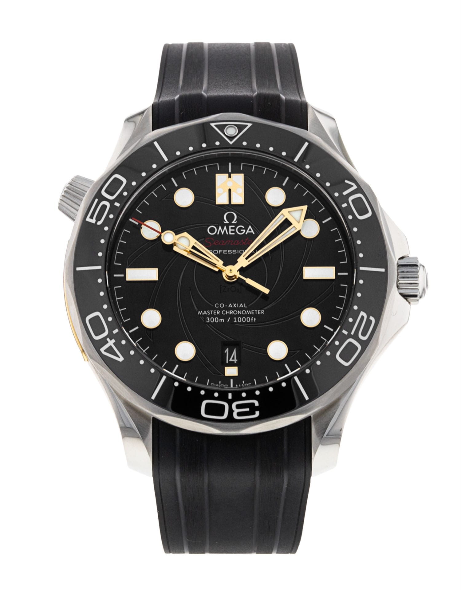 Omega Seamaster Diver 300m - Black Dial & Rubber Strap