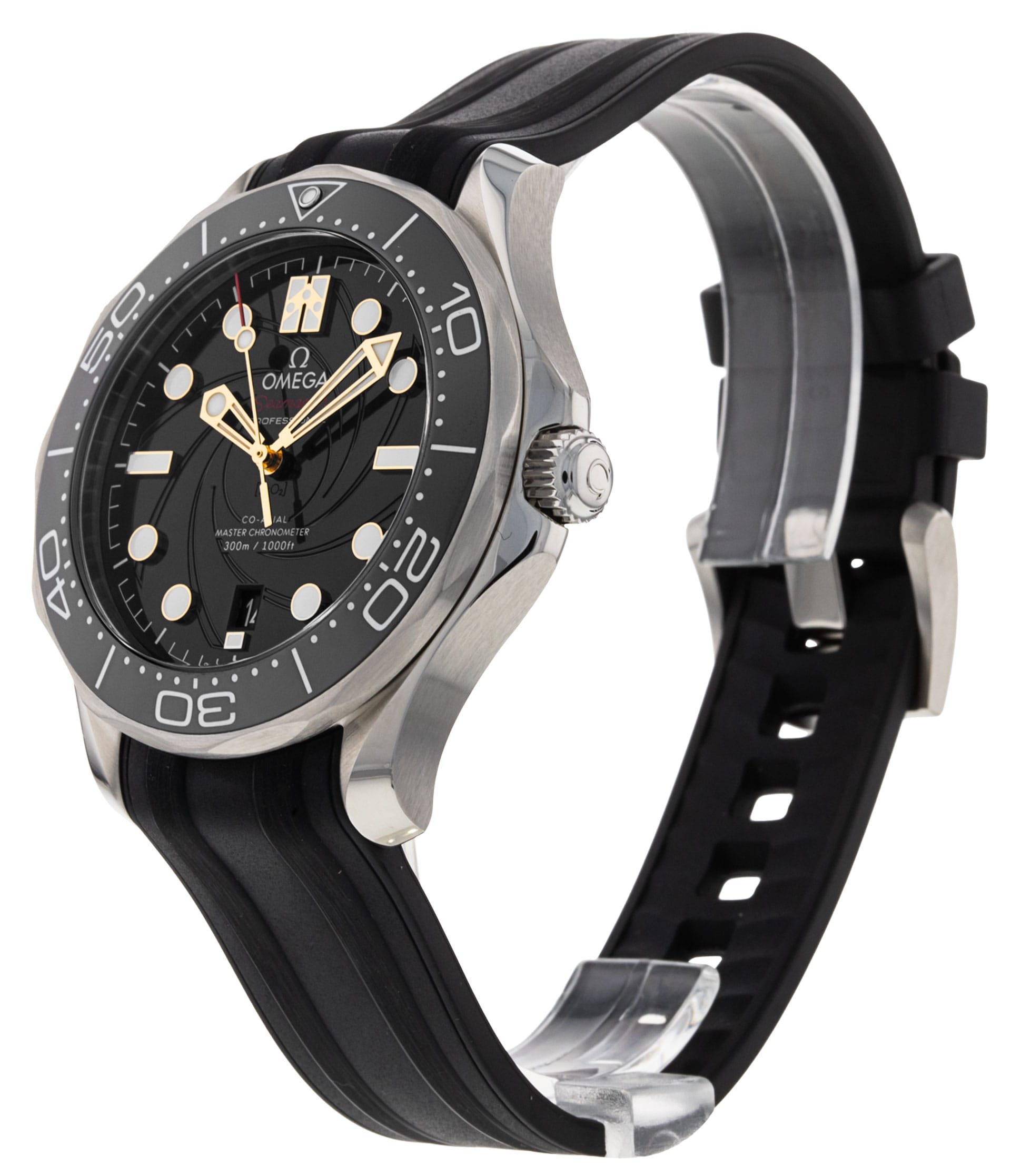 Omega Seamaster Diver 300m - Black Dial & Rubber Strap