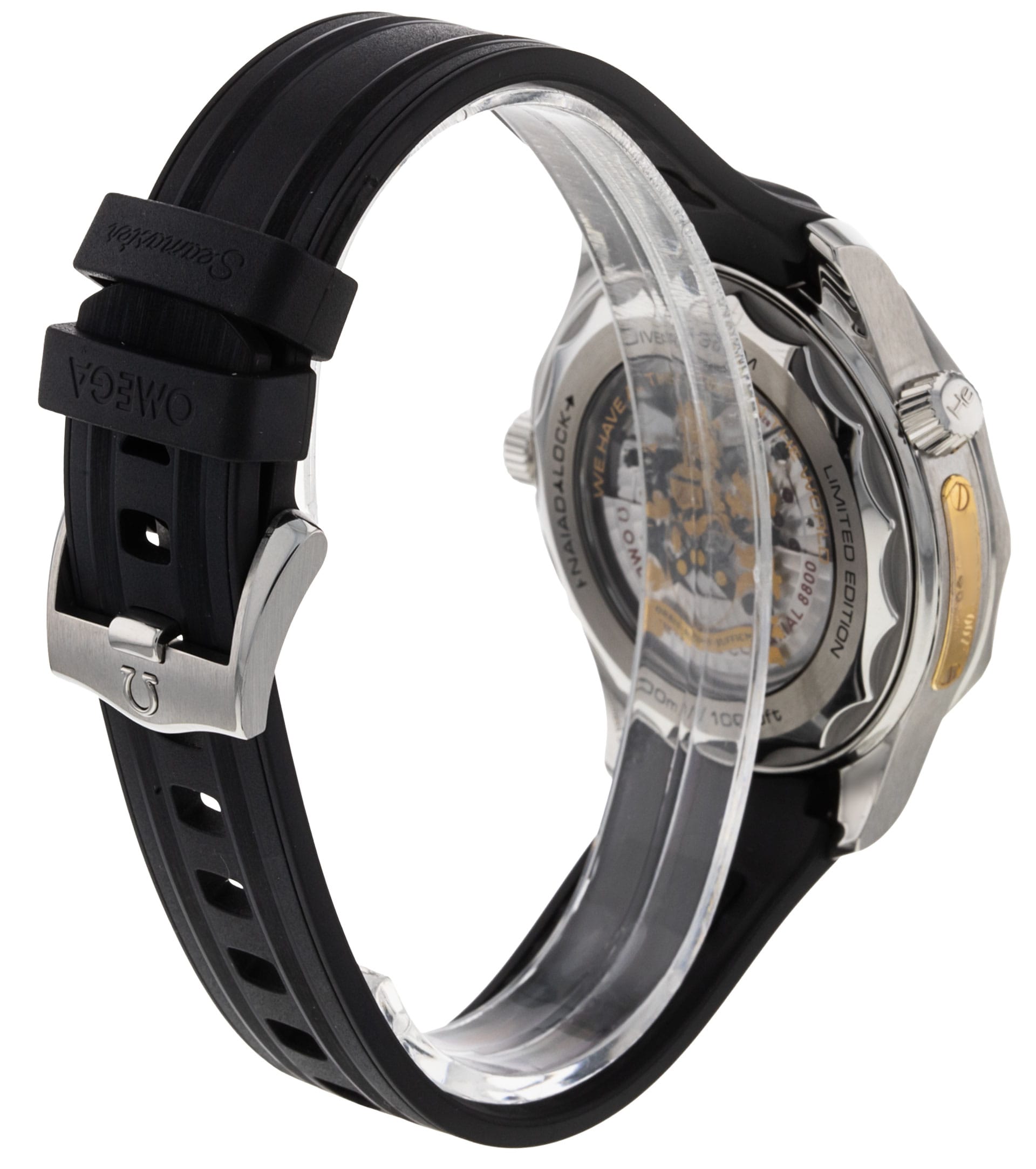 Omega Seamaster Diver 300m - Black Dial & Rubber Strap