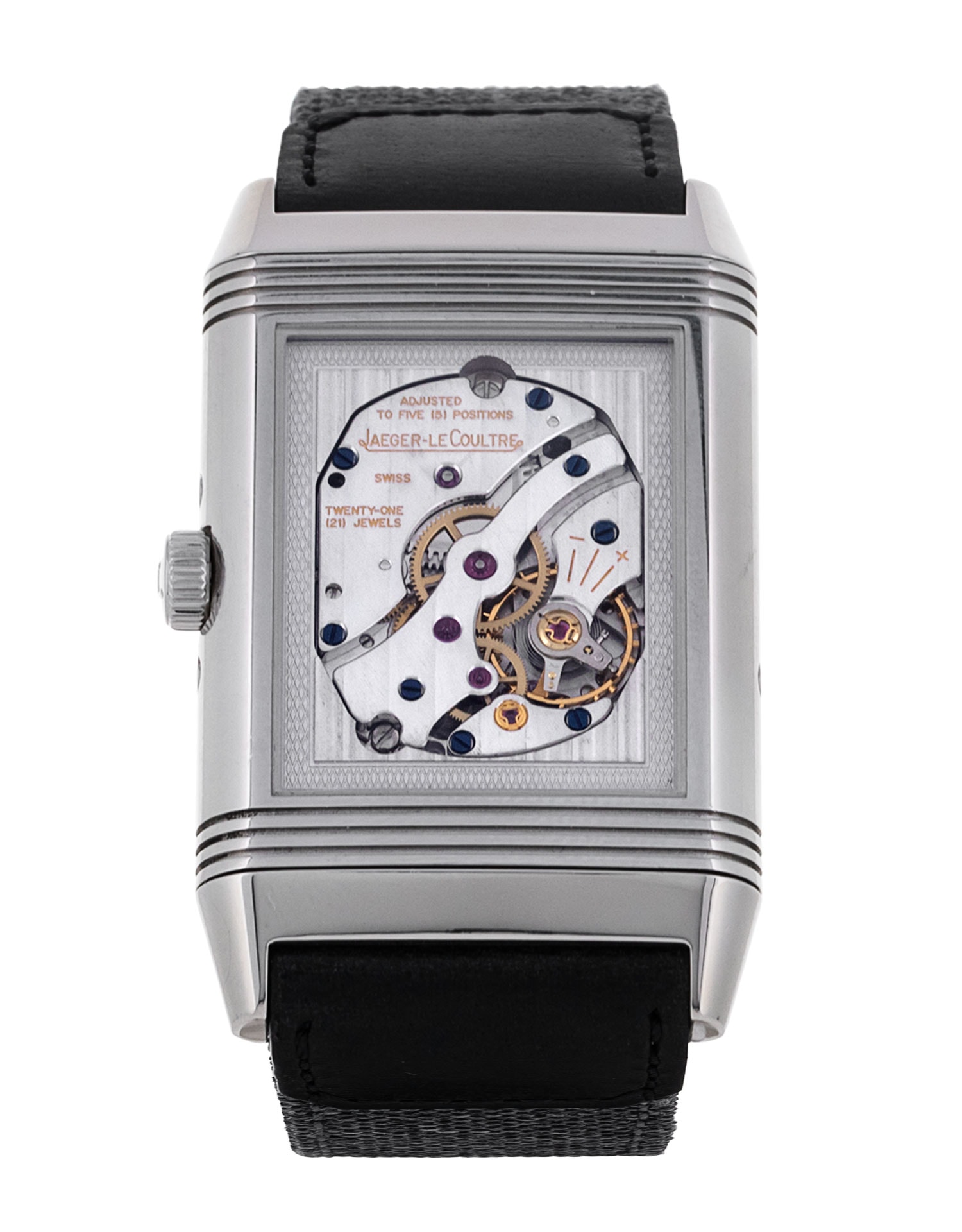 Jaeger LeCoultre Reverso Grande Calendar Silver Arabic Dial