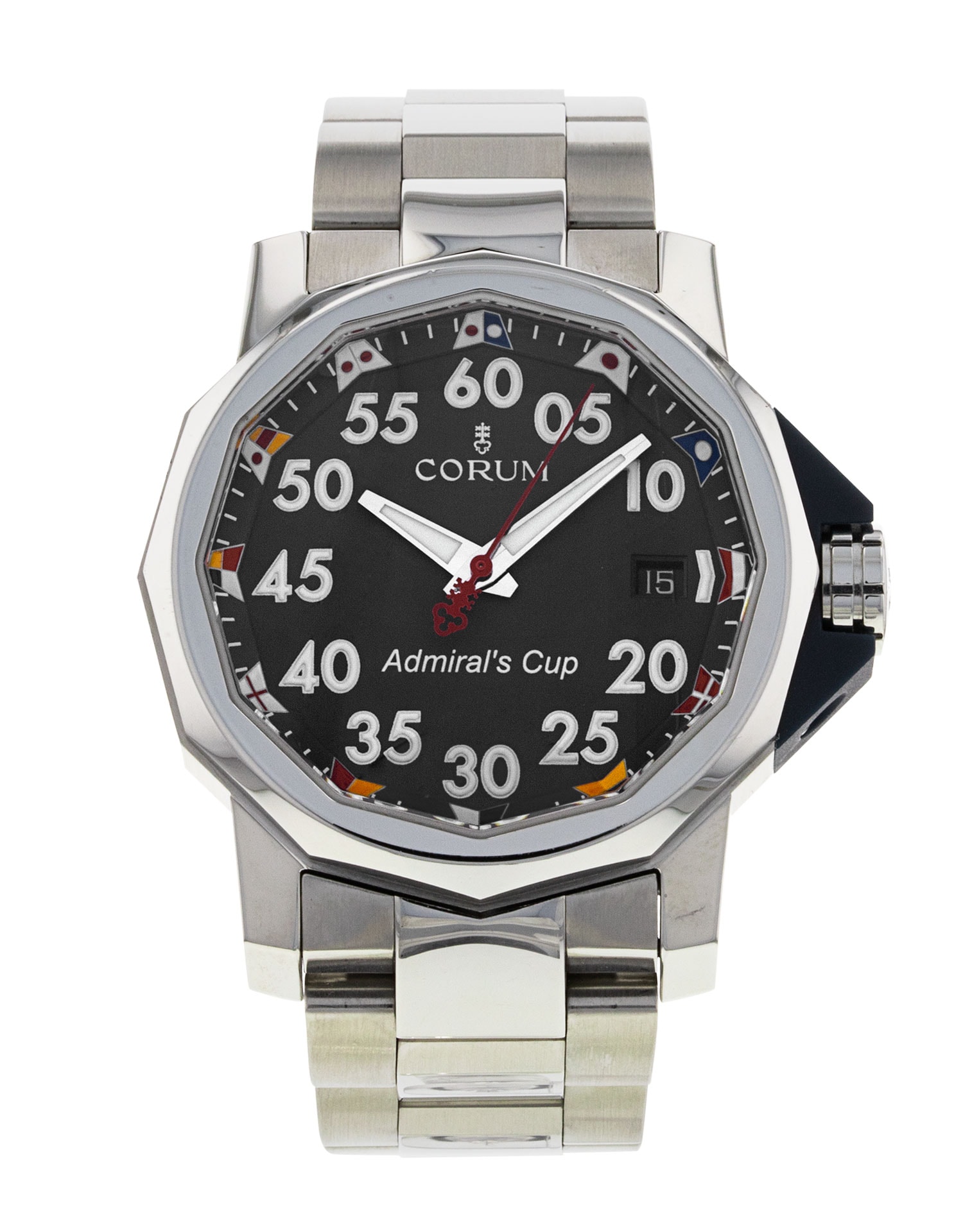 Corum Admirals Cup cadran Noir arabe - Main Image