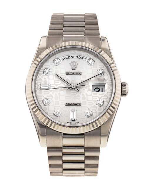 Rolex day date grey dial hotsell