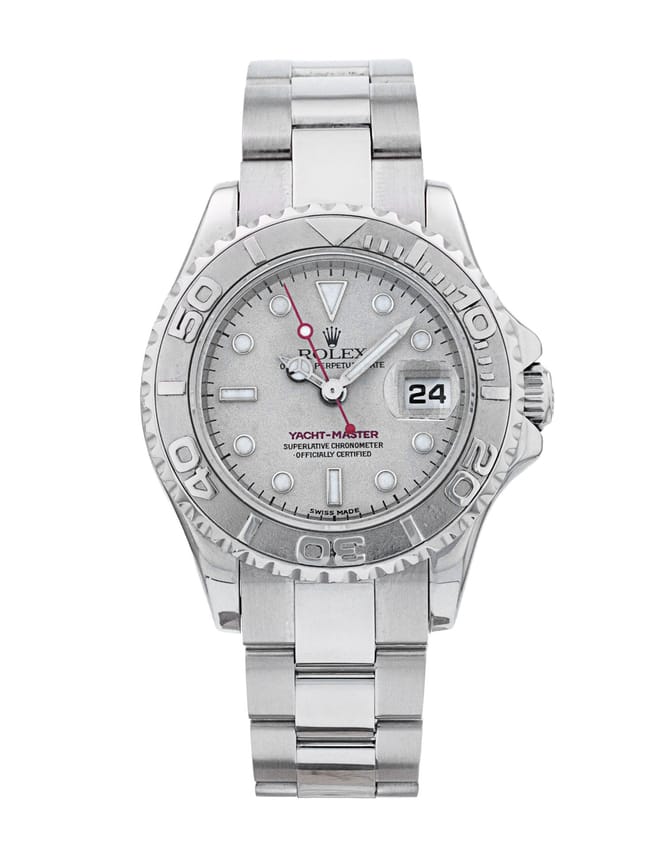 Rolex Yacht-Master 169622 - Platinum Dial & Bracelet Strap