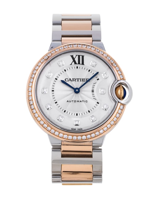 Cartier Ballon Bleu cadran Argent Diamant - Main Image