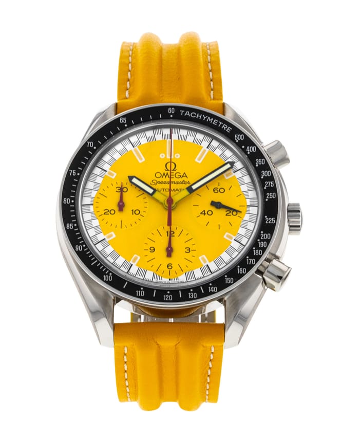 Yellow speedmaster sale