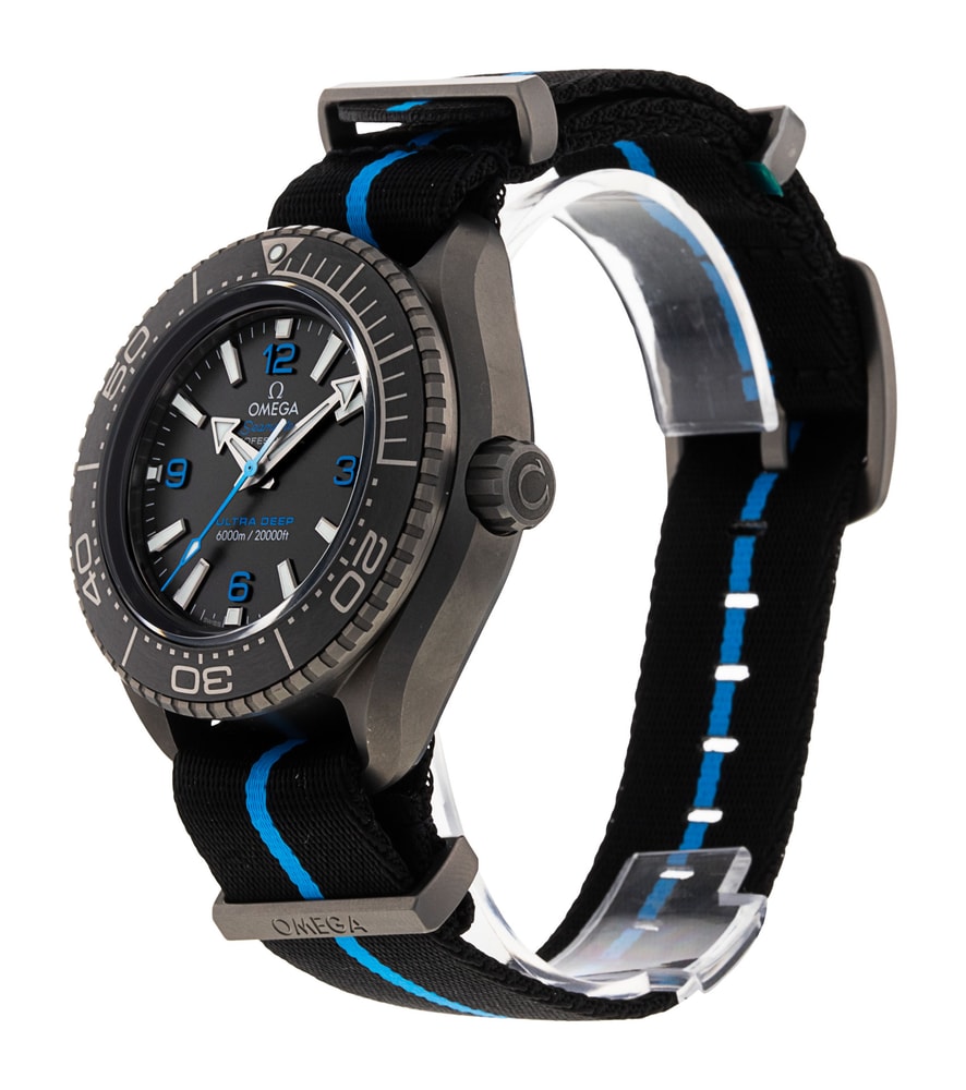 Omega Planet Ocean Black Quarter Arabic Dial