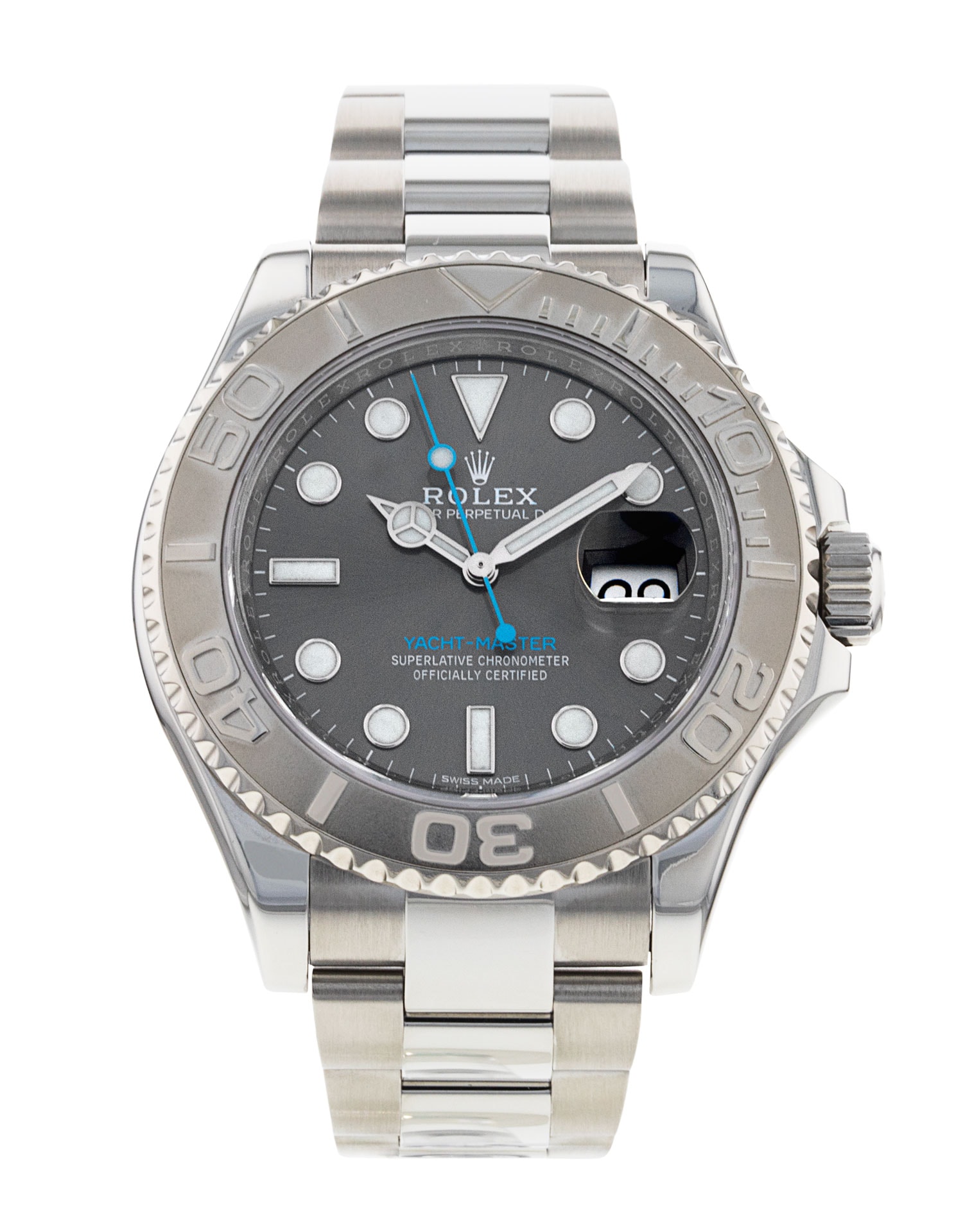 Rolex Yacht Master 116622 Rhodium Dial Bracelet Strap