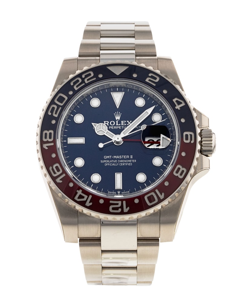 Rolex gmt blue gold hotsell