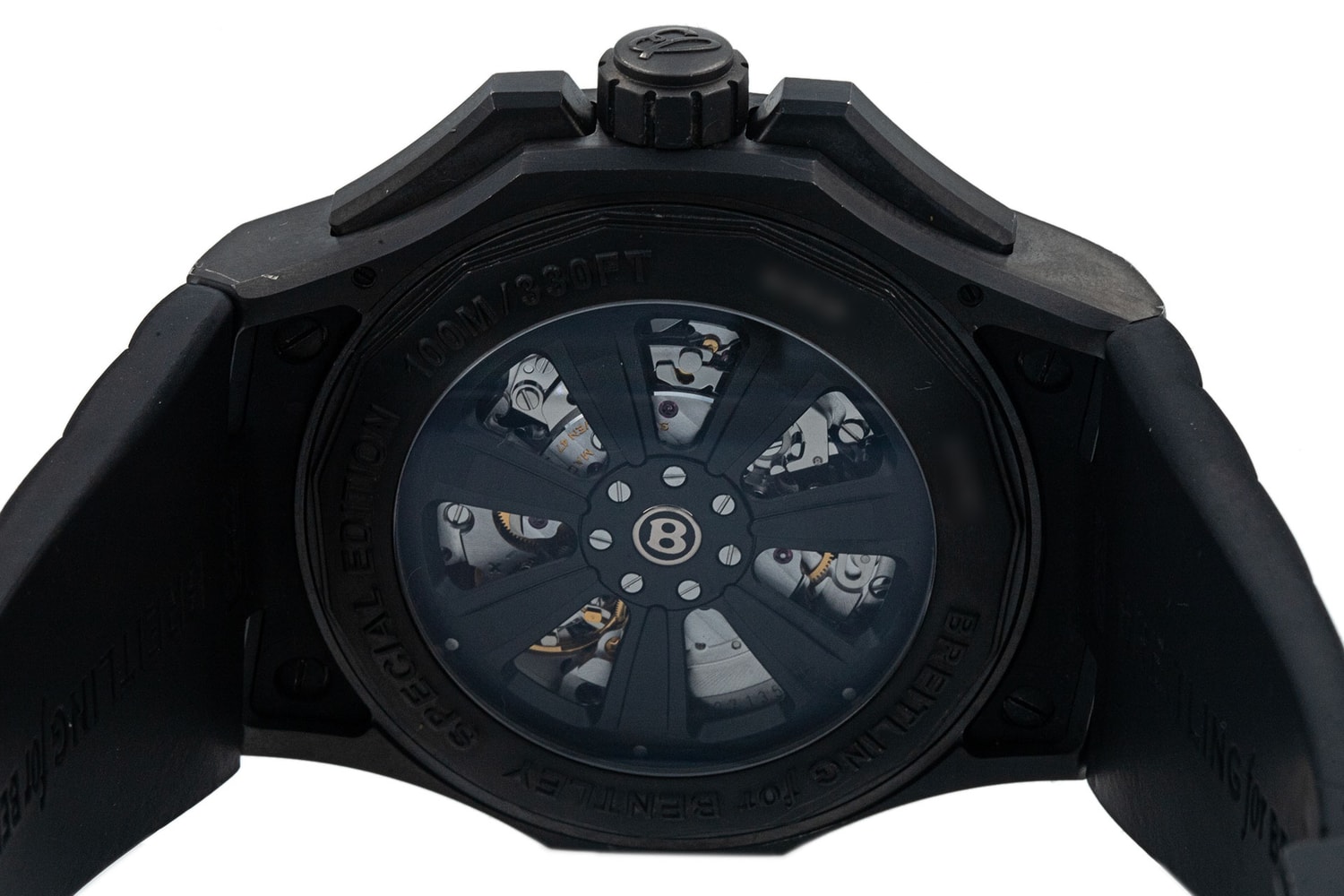 Breitling Bentley GMT Schwarz Baton Zifferblatt - Main Image