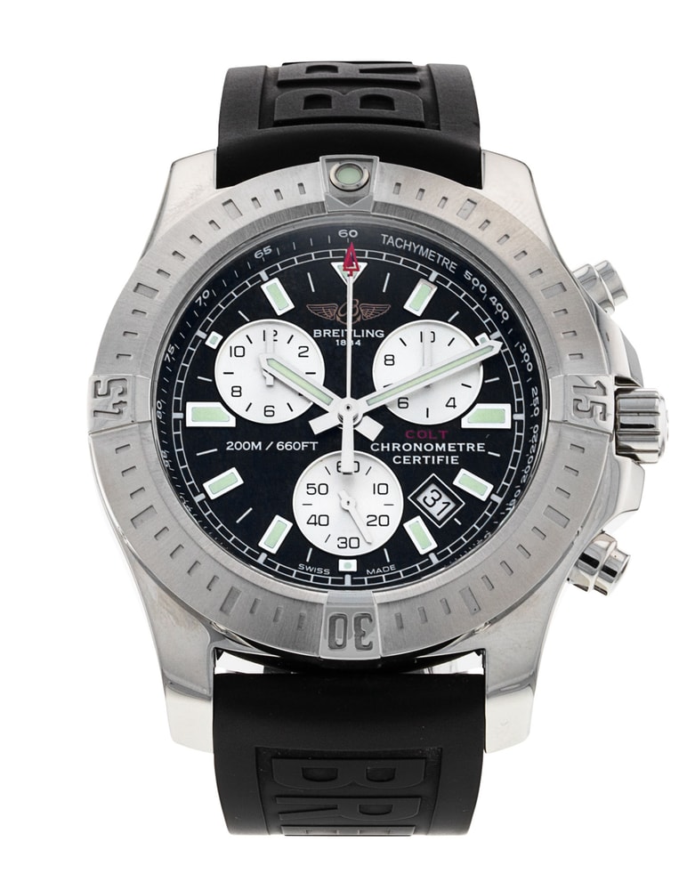 Breitling Colt Chronograph II Black Baton Dial