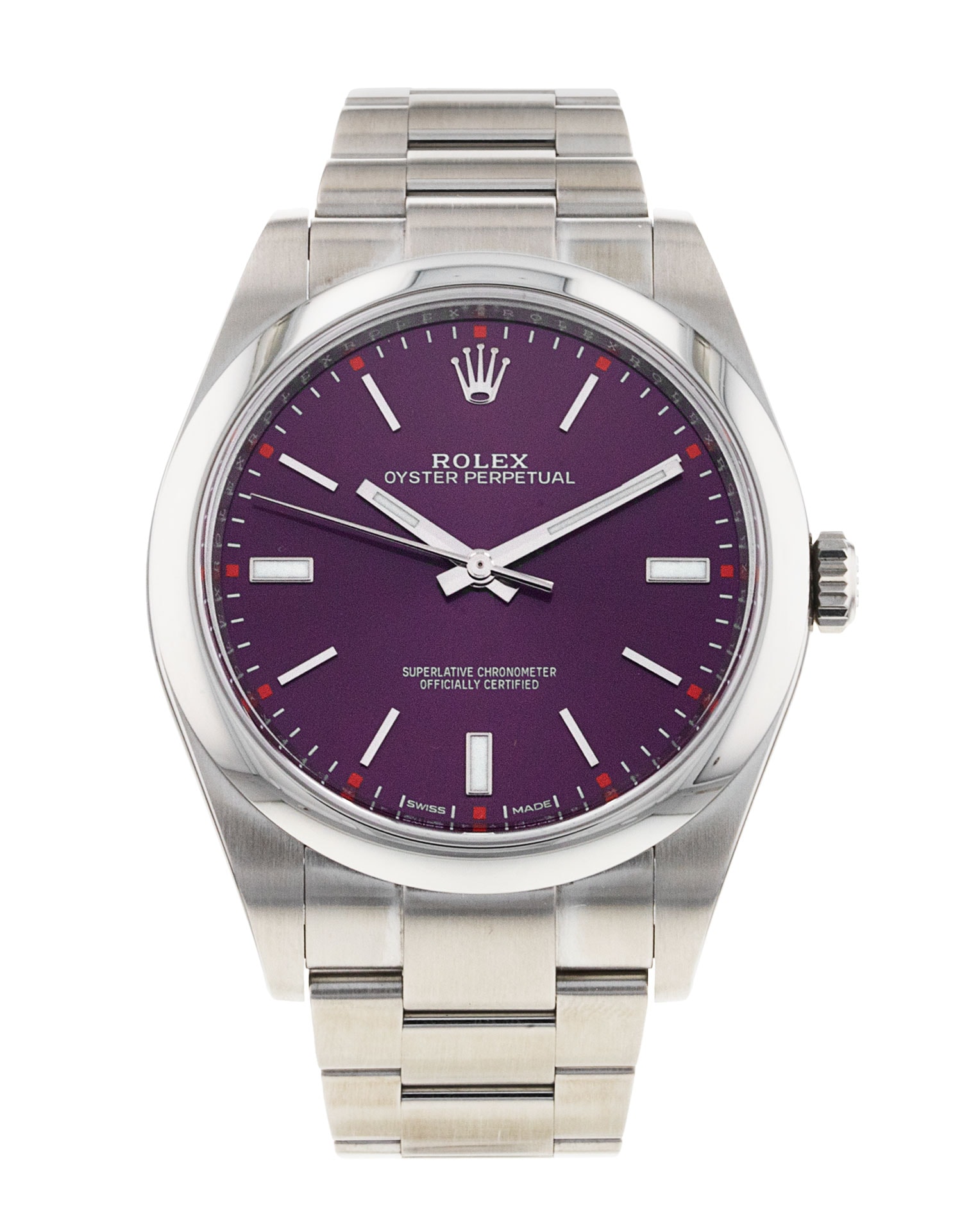 Rolex oyster purple hotsell