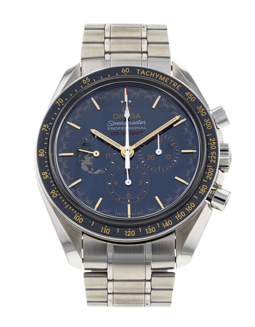 Omega Speedmaster Moonwatch Blue Baton Dial