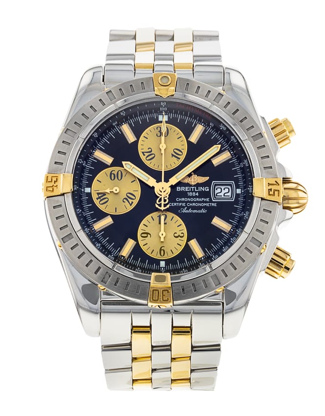Breitling Chronomat Evolution Blue Baton Dial