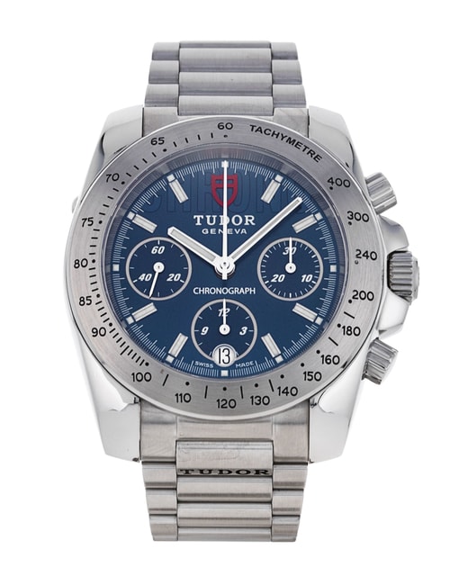 Tudor Sport Collection Blue Baton Dial Bracelet Strap