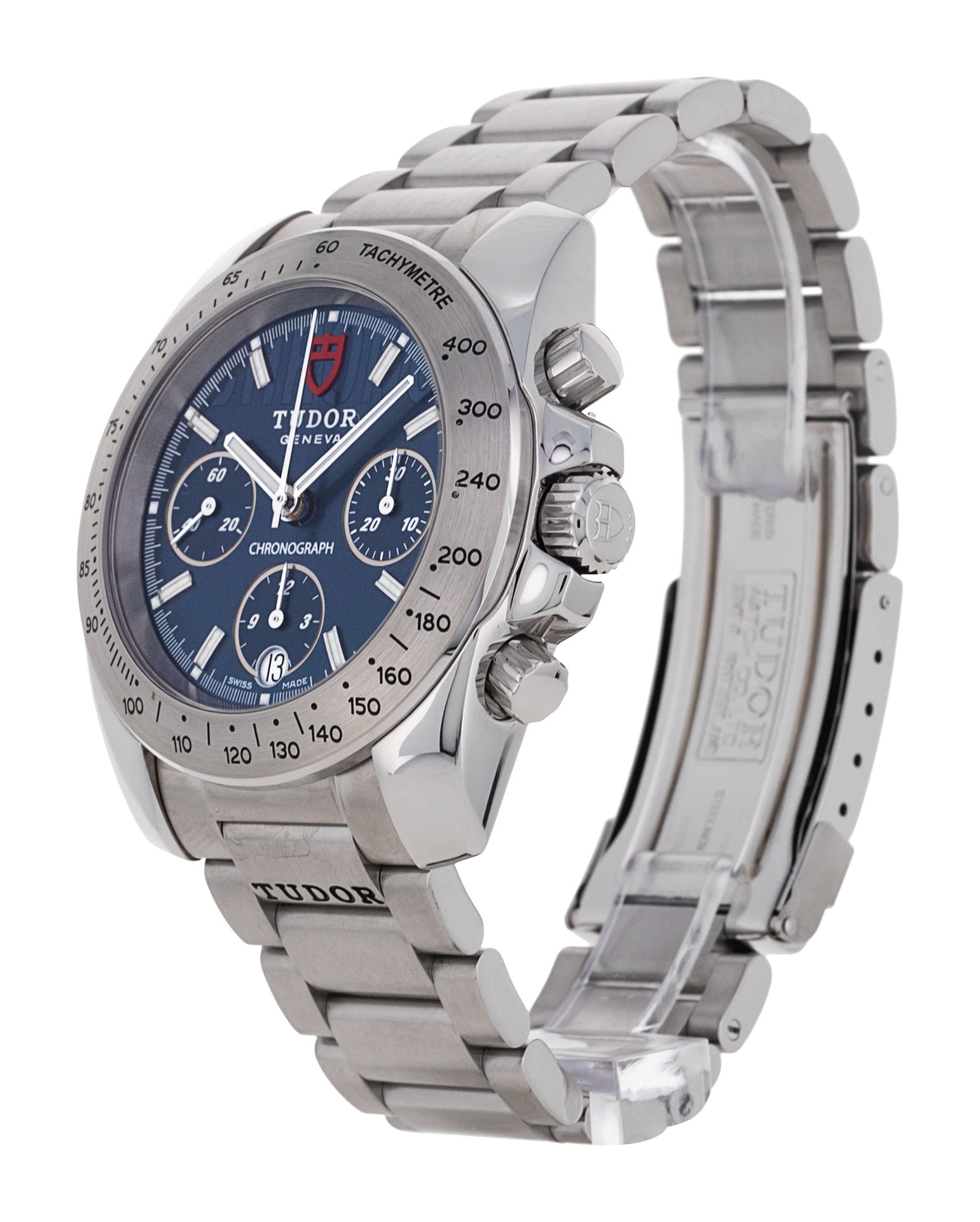Tudor Sport Collection Blue Baton Dial Bracelet Strap