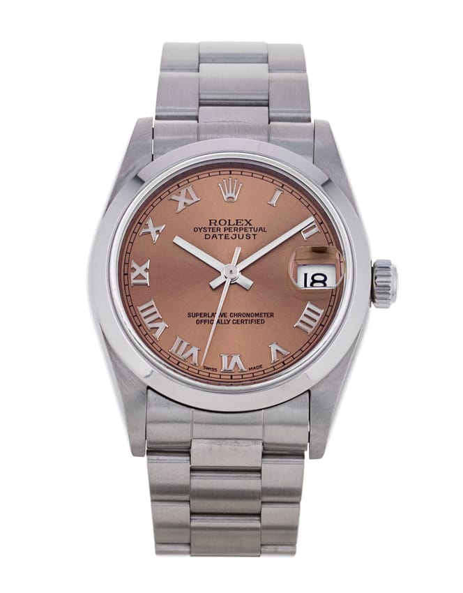 Rolex Mid-Size Datejust - Salmon Roman Numeral Dial