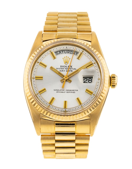 Rolex Day Date 1803 Silver Dial Bracelet Strap