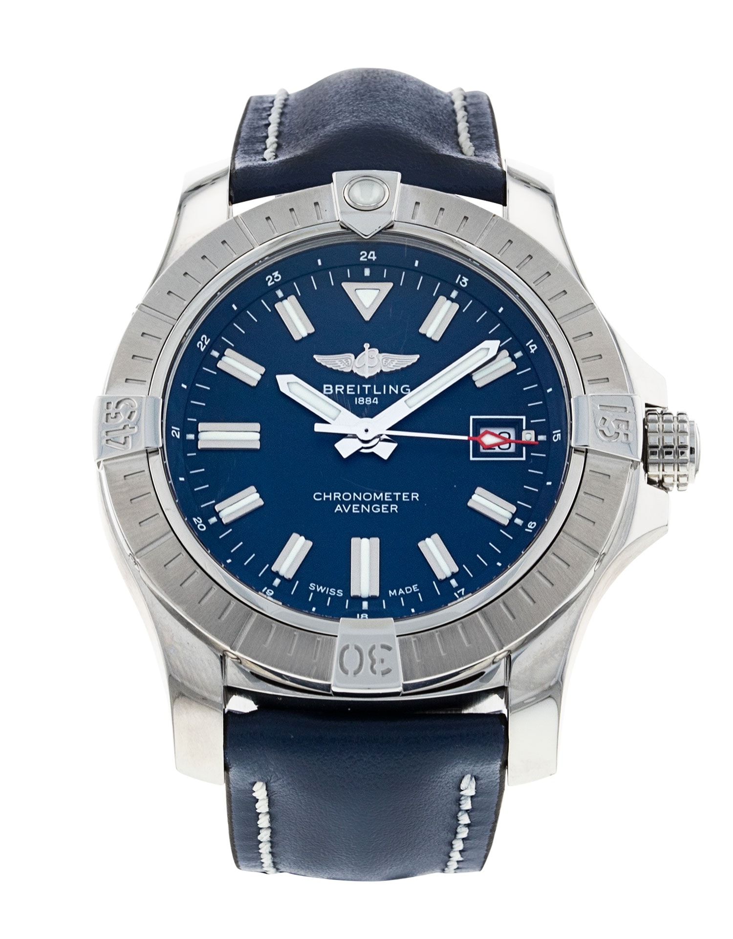 Breitling Avenger Automatic 43 Blue Baton Dial