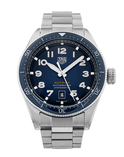 Tag Heuer Autavia Blue Arabic Dial Bracelet Strap