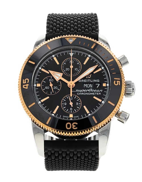Breitling SuperOcean Heritage II Black Baton Dial